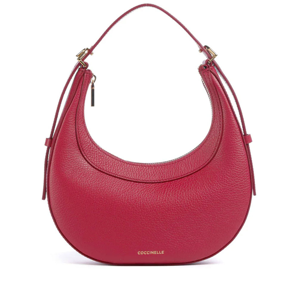 Borsa Donna a Mano con Tracolla COCCINELLE in Pelle Sangria Linea Whisper