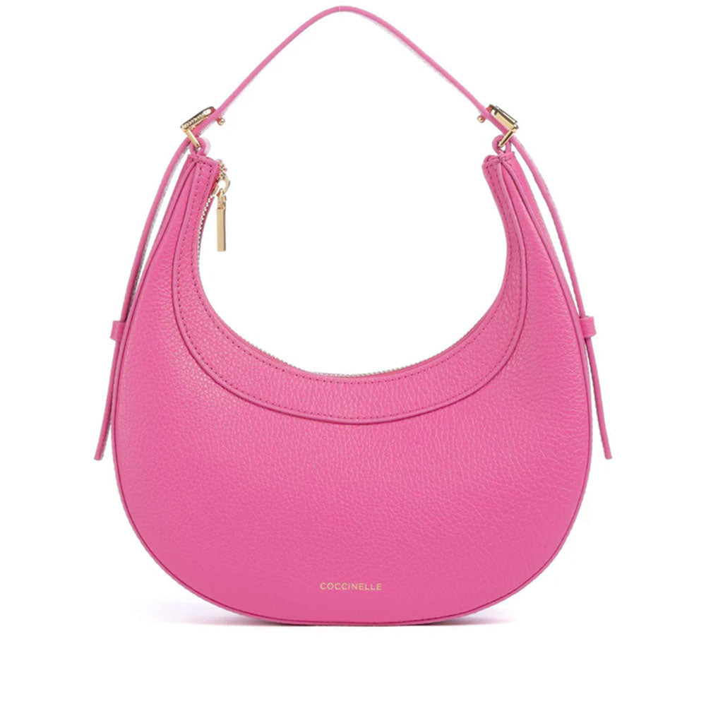 Borsa Donna a Mano con Tracolla COCCINELLE in Pelle New Fucsia Linea Whisper