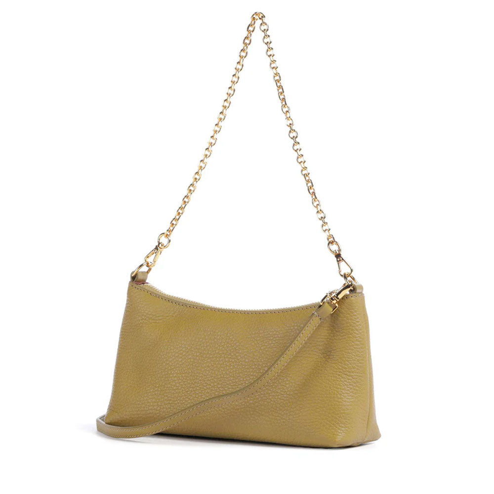 Borsa Donna a Spalla COCCINELLE in Pelle Seagrass Linea Aura