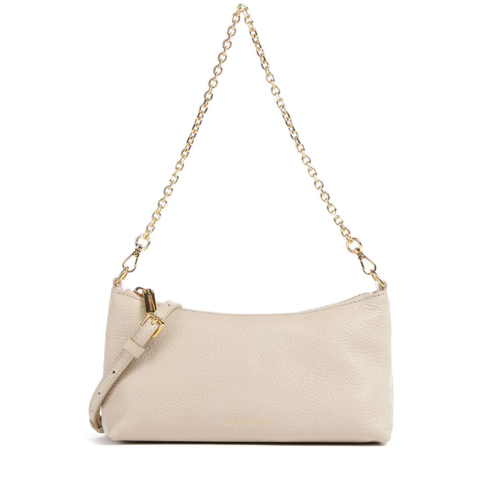 Borsa Donna a Spalla COCCINELLE in Pelle Sandshell Linea Aura