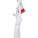 Damen-Schultertasche COCCINELLE aus rotem Leder Modell Aura