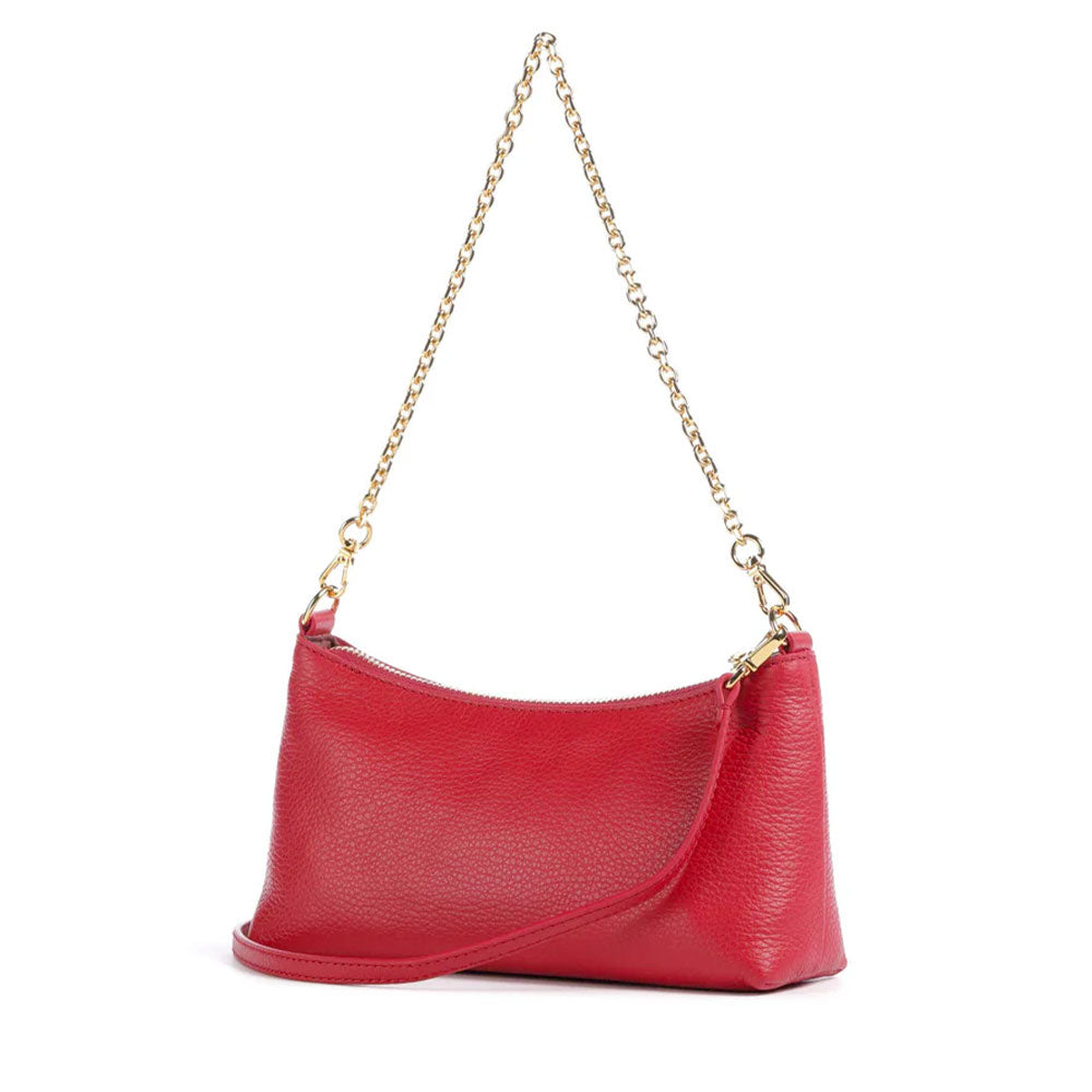 Borsa Donna a Spalla COCCINELLE in Pelle Scarlet Linea Aura