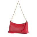Damen-Schultertasche COCCINELLE aus rotem Leder Modell Aura