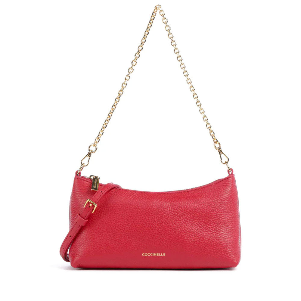 Borsa Donna a Spalla COCCINELLE in Pelle Scarlet Linea Aura