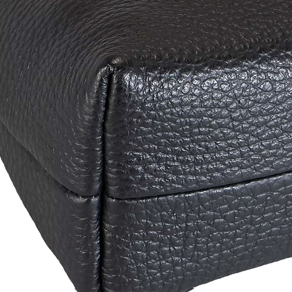 Borsa Donna a Spalla COCCINELLE in Pelle Nera Linea Aura