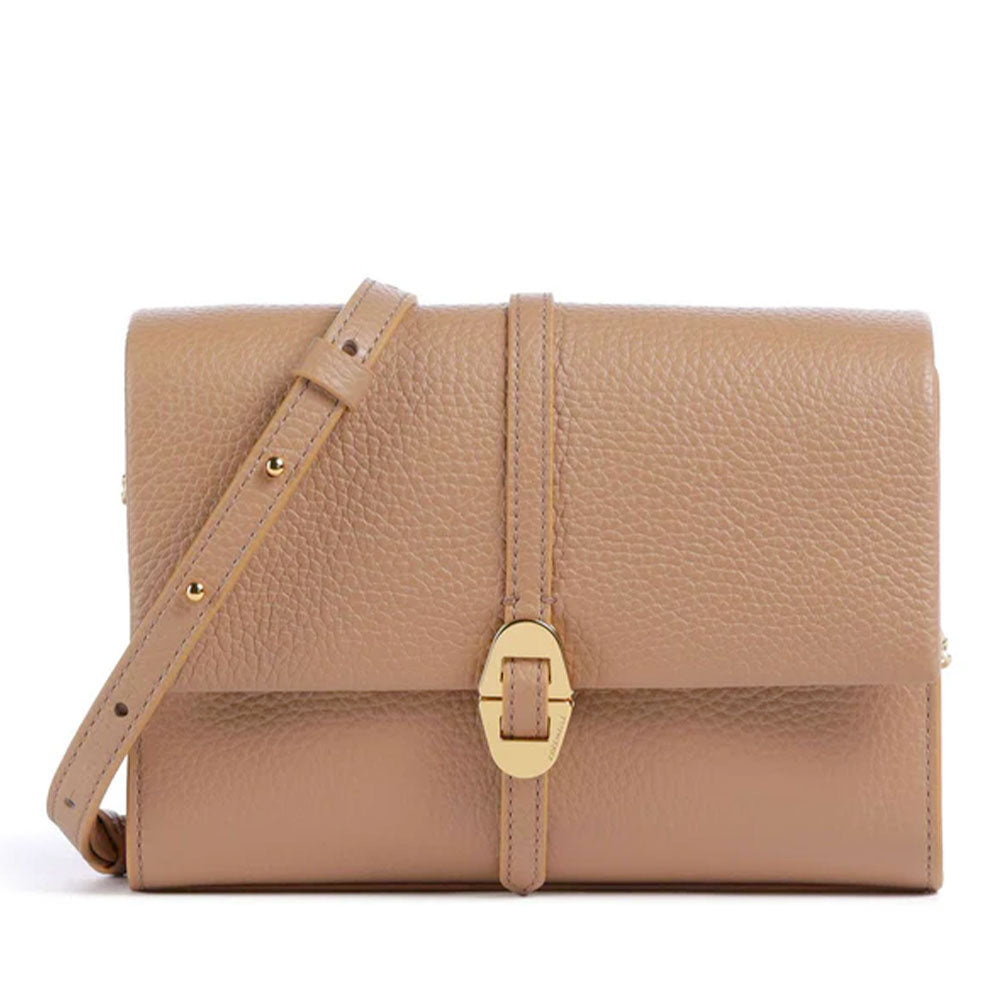 Borsa Donna Mini a Tracolla COCCINELLE in Pelle Linea Dorian colore Skin