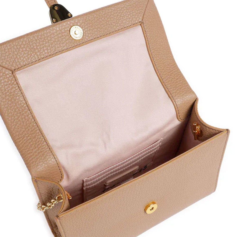 Women's Mini Leather Crossbody Bag COCCINELLE Dorian in Skin