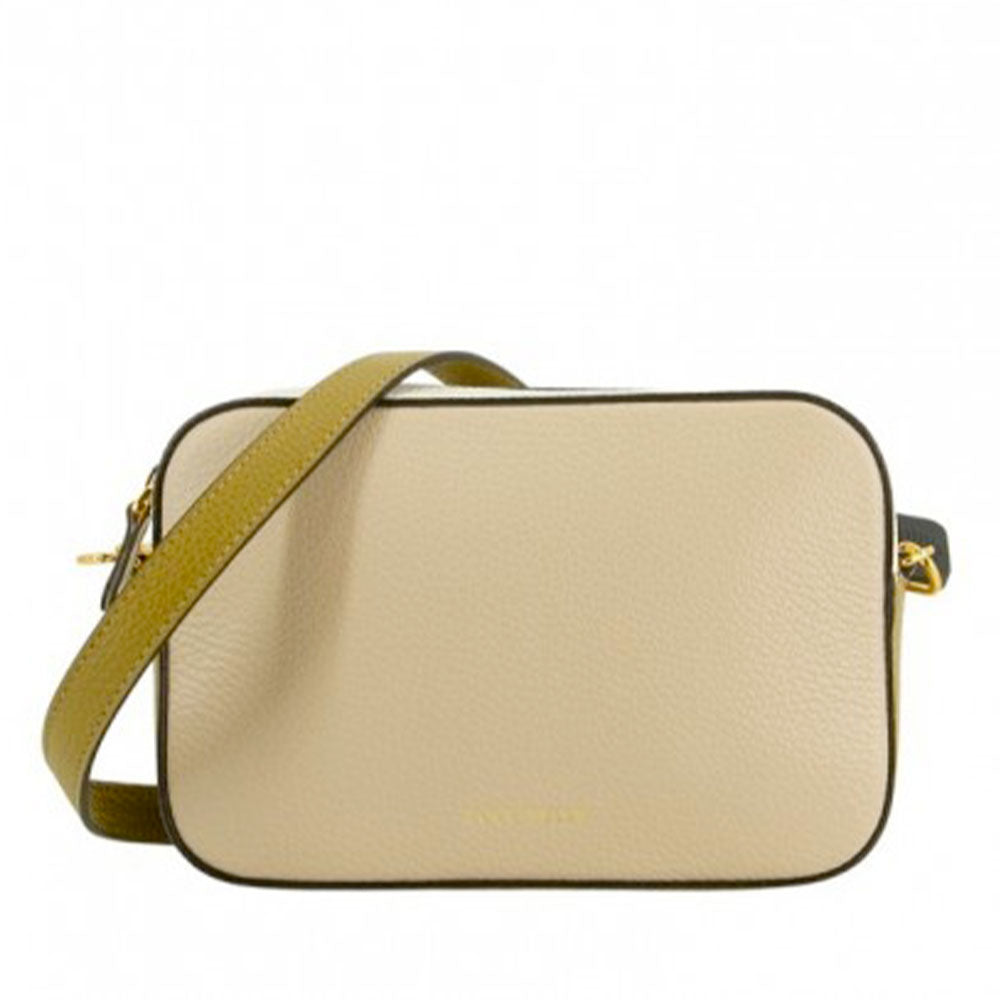 Borsa Donna a Tracolla COCCINELLE Linea Tebe Colore Sandshell - Pearl - Seagrass