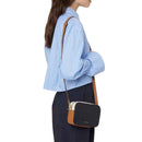 Borsa Donna a Tracolla COCCINELLE Linea Tebe Colore Sandshell - Pearl - Seagrass