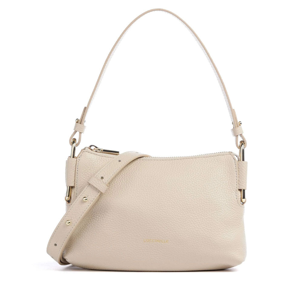 Borsa Donna a Spalla COCCINELLE Linea Rebekka Colore Sandshell