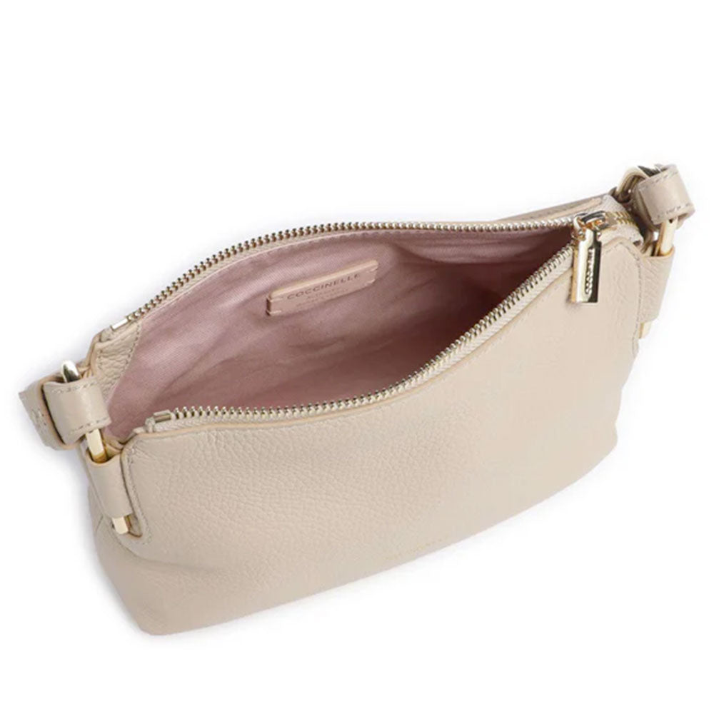 Borsa Donna a Spalla COCCINELLE Linea Rebekka Colore Sandshell