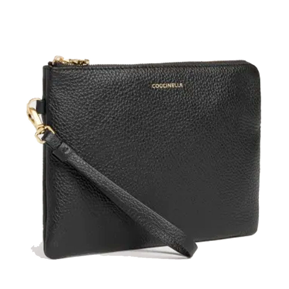 Pochette Donna a Mano COCCINELLE in Pelle Nera Linea C - Me