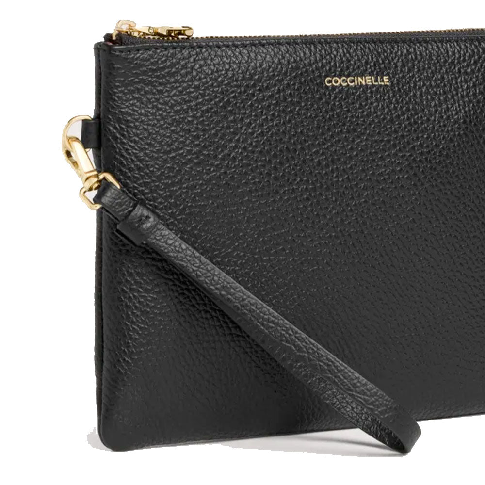 Pochette Donna a Mano COCCINELLE in Pelle Nera Linea C - Me