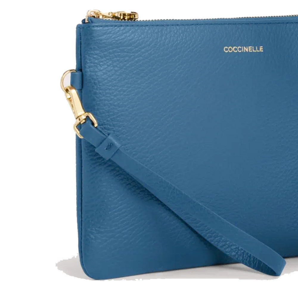Pochette Donna a Mano COCCINELLE in Pelle Deep Blue Linea C - Me