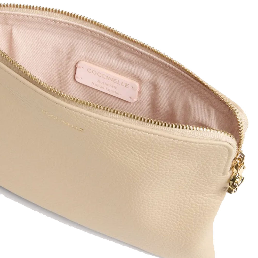 Pochette Donna a Mano COCCINELLE in Pelle Sandshell Linea C - Me
