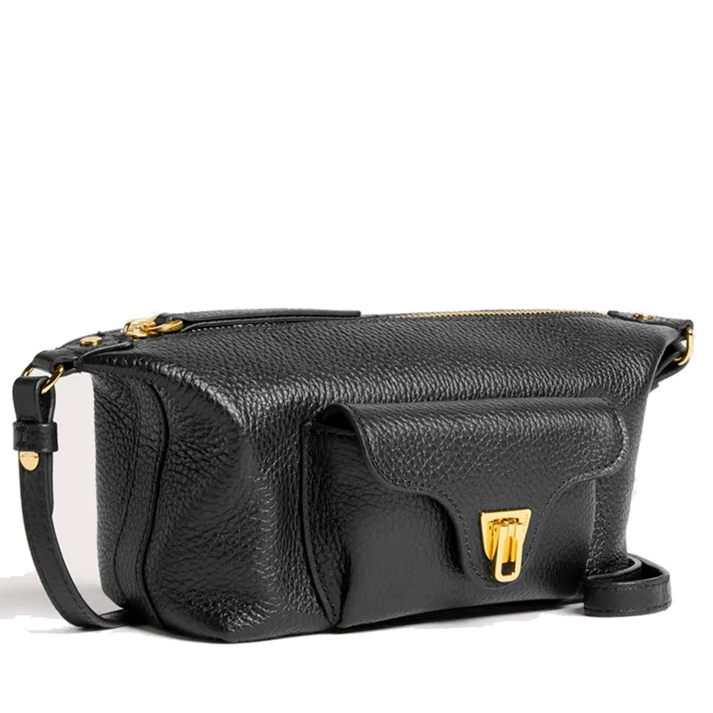Borsa Donna a Tracolla COCCINELLE in Pelle Nera Linea Beat Generation Mini
