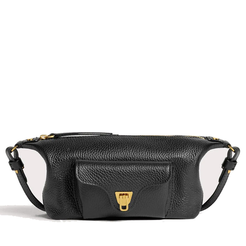 Borsa Donna a Tracolla COCCINELLE in Pelle Nera Linea Beat Generation Mini