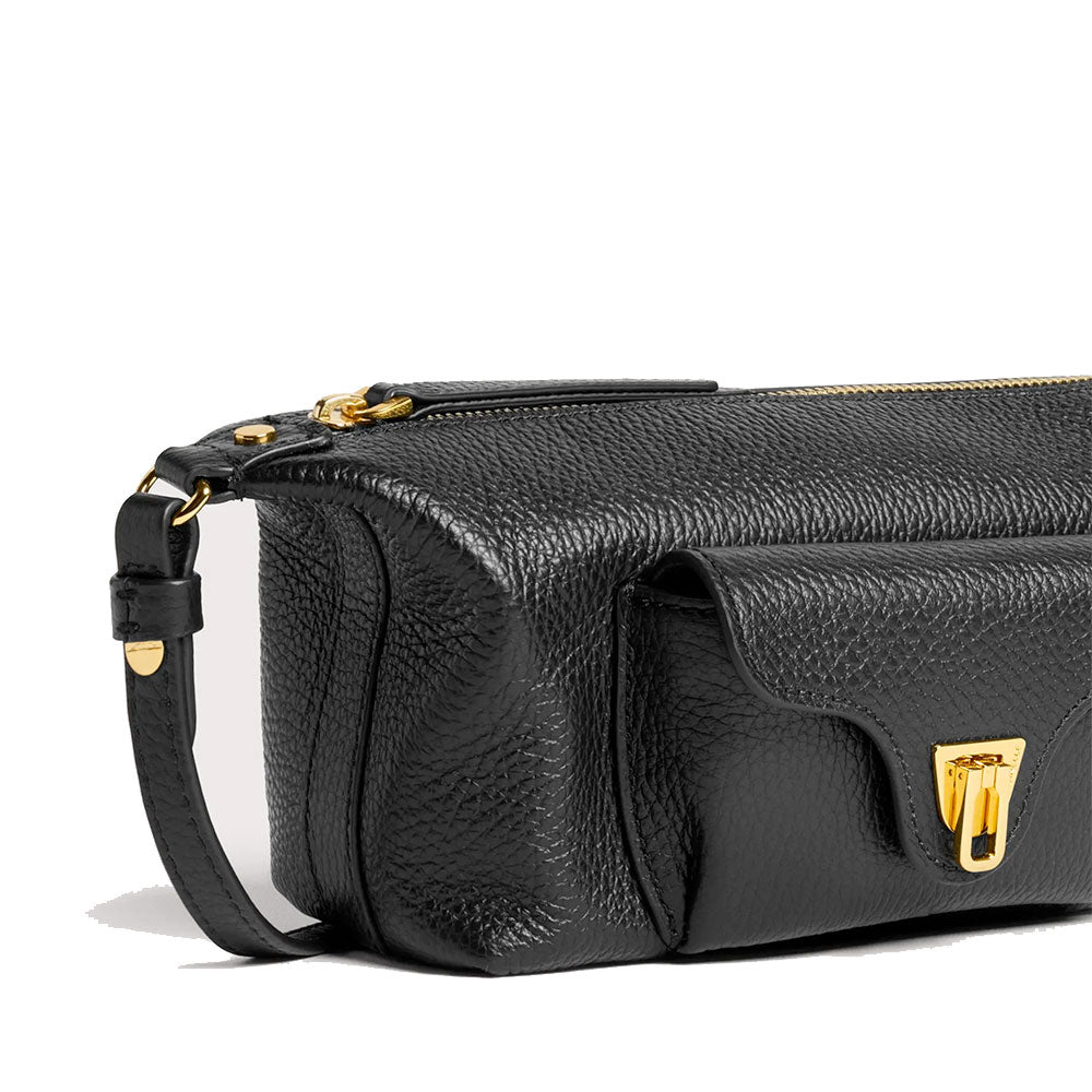 Borsa Donna a Tracolla COCCINELLE in Pelle Nera Linea Beat Generation Mini