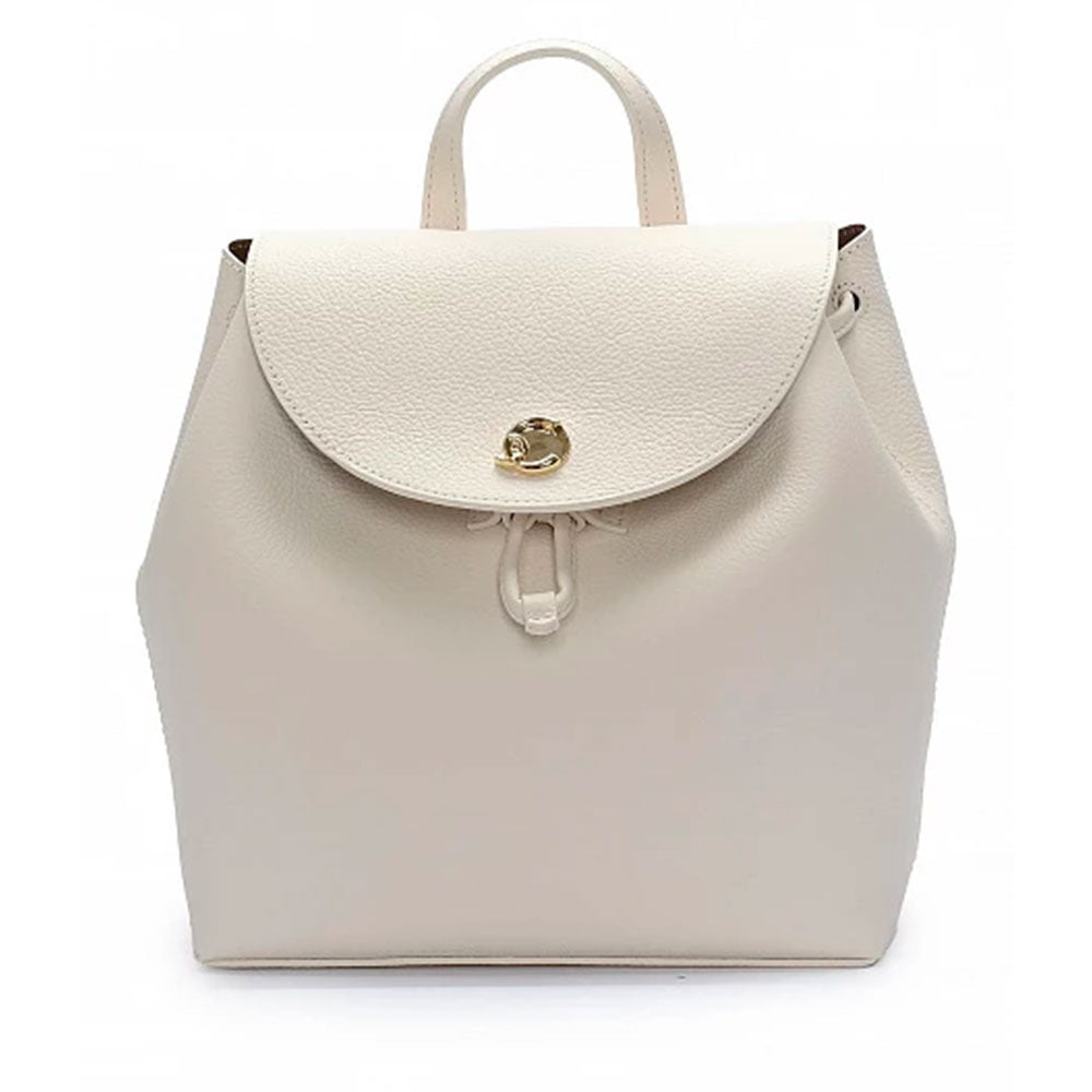 Zaino Donna COCCINELLE in Pelle Linea Nikla Mini colore Pearl - Cognac