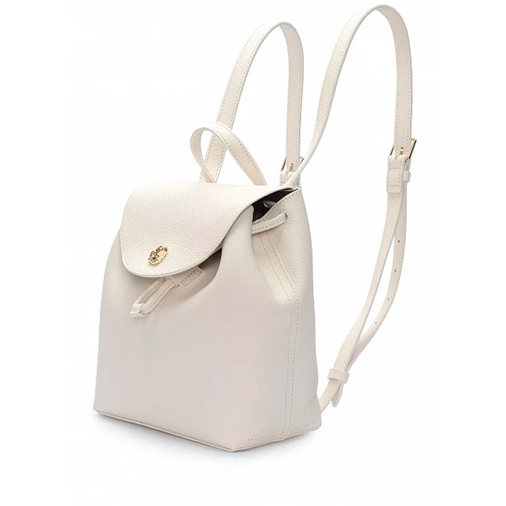 Zaino Donna COCCINELLE in Pelle Linea Nikla Mini colore Pearl - Cognac