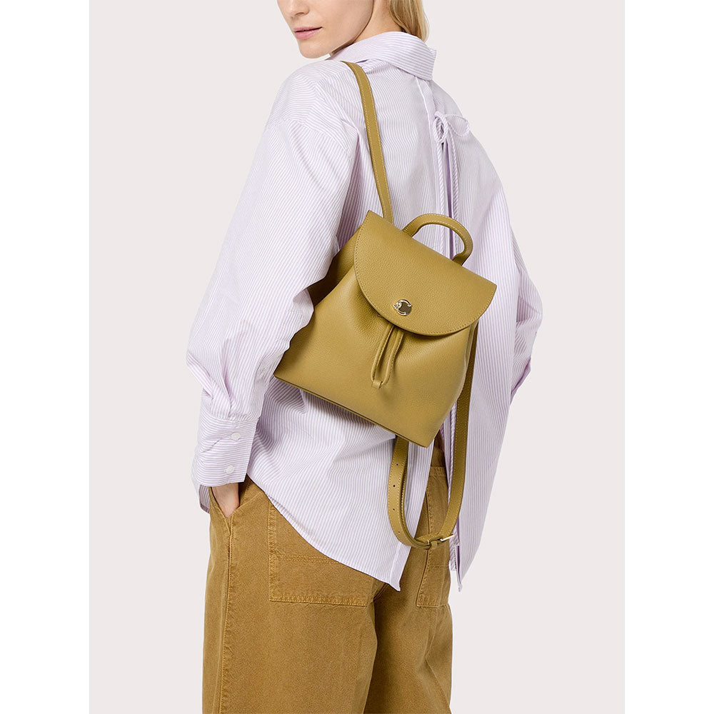 Zaino Donna COCCINELLE in Pelle Linea Nikla Mini colore Sandshell - Seagrass