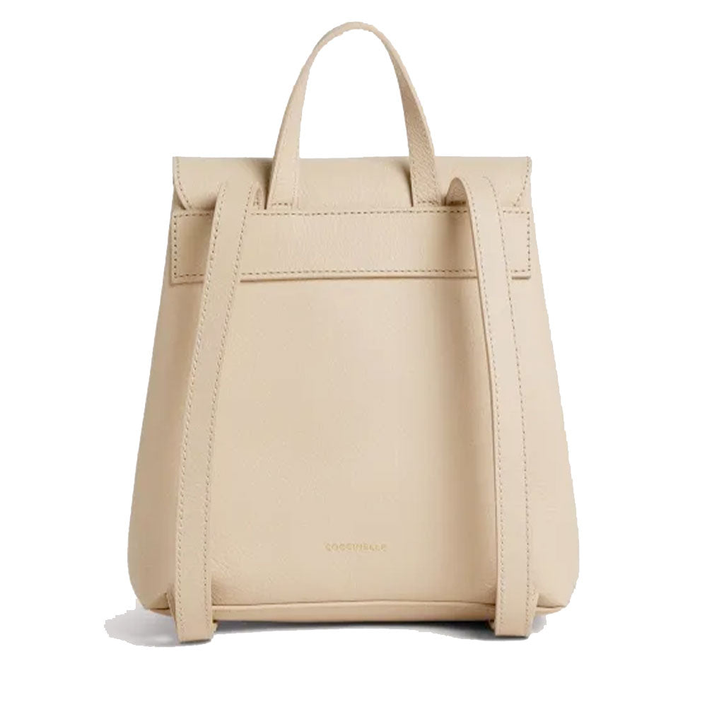 Zaino Donna COCCINELLE in Pelle Linea Nikla Mini colore Sandshell - Seagrass