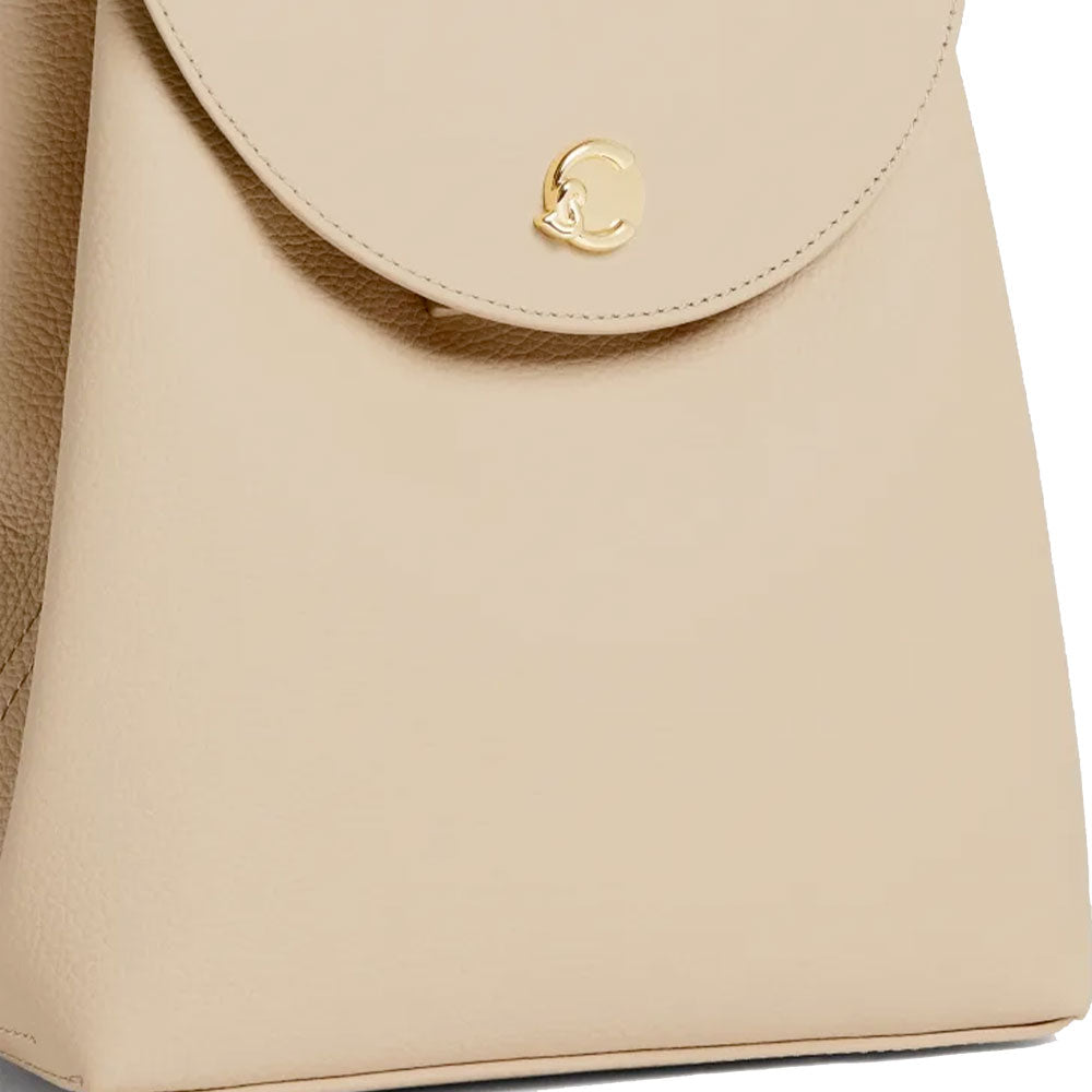 Zaino Donna COCCINELLE in Pelle Linea Nikla Mini colore Sandshell - Seagrass