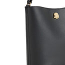 Damen-Schultertasche COCCINELLE Modell Nikla Mini in Schwarz-Cognac