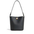 Damen-Schultertasche COCCINELLE Modell Nikla Mini in Schwarz-Cognac