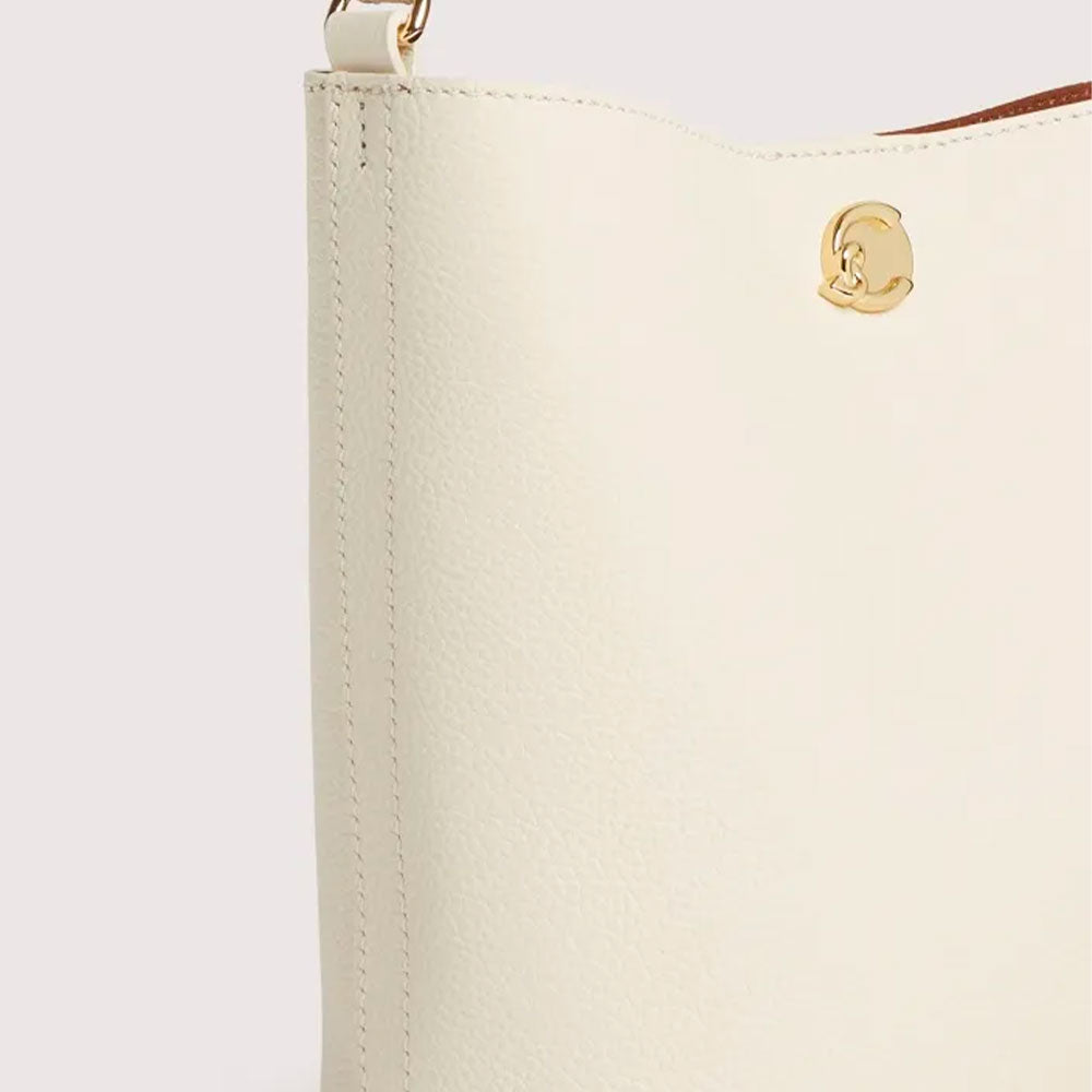 Borsa Donna a Spalla COCCINELLE Linea Nikla Mini Colore Pearl - Cognac