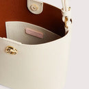 Borsa Donna a Spalla COCCINELLE Linea Nikla Mini Colore Pearl - Cognac