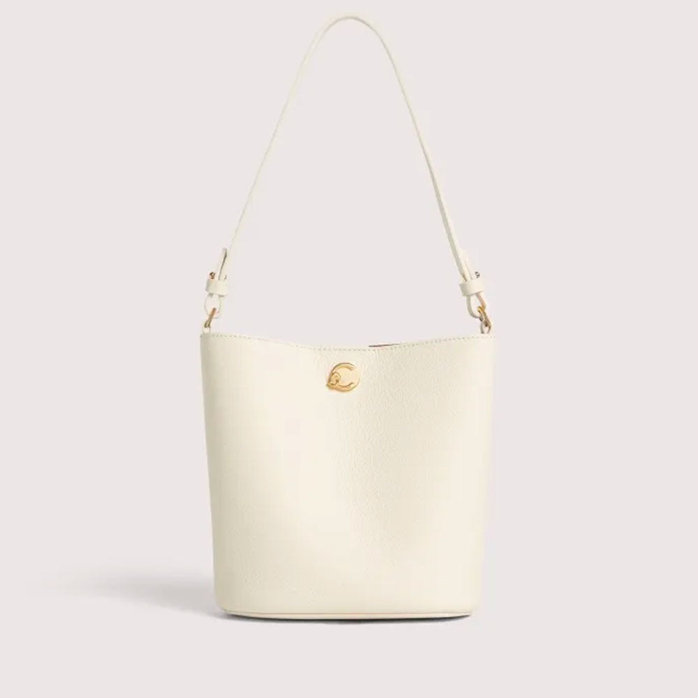 Borsa Donna a Spalla COCCINELLE Linea Nikla Mini Colore Pearl - Cognac