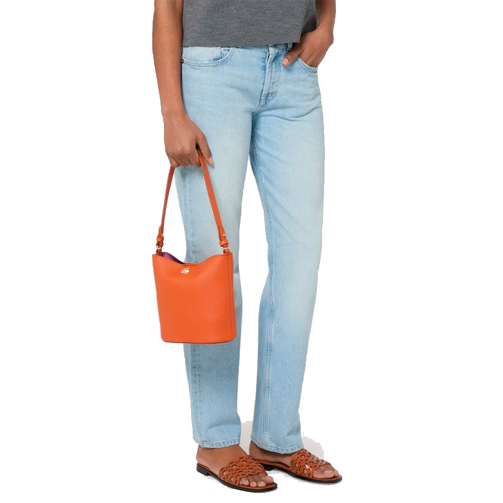 Borsa Donna a Spalla COCCINELLE Linea Nikla Mini Colore Pearl - Cognac