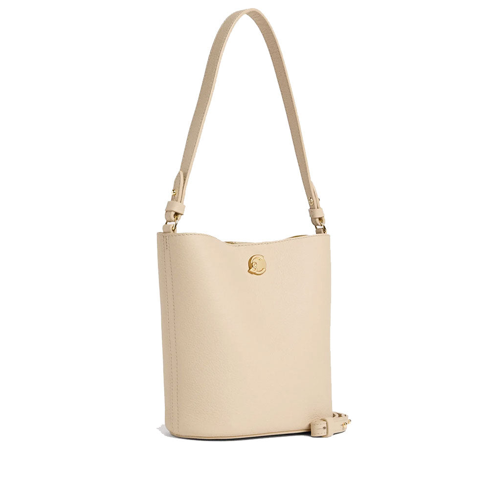 Damen-Schultertasche COCCINELLE Modell Nikla Mini in Sandshell-Seagrass