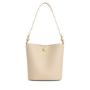 Damen-Schultertasche COCCINELLE Modell Nikla Mini in Sandshell-Seagrass
