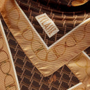 Foulard 75 x 75 cm 1A Classe Alviero Martini linea Monogram Naturale F116