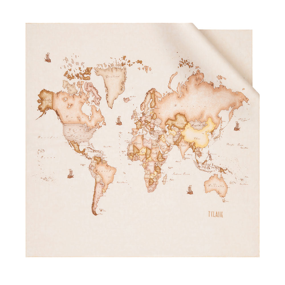 Foulard 65 x 65 cm 1A Classe Alviero Martini linea Geo Color in Misto Cotone e Seta Miele F125