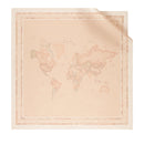 Foulard 90 x 90 cm 1A Classe Alviero Martini linea Logo Cornice Beige F132