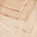 Foulard 90 x 90 cm 1A Classe Alviero Martini linea Logo Cornice Beige F132