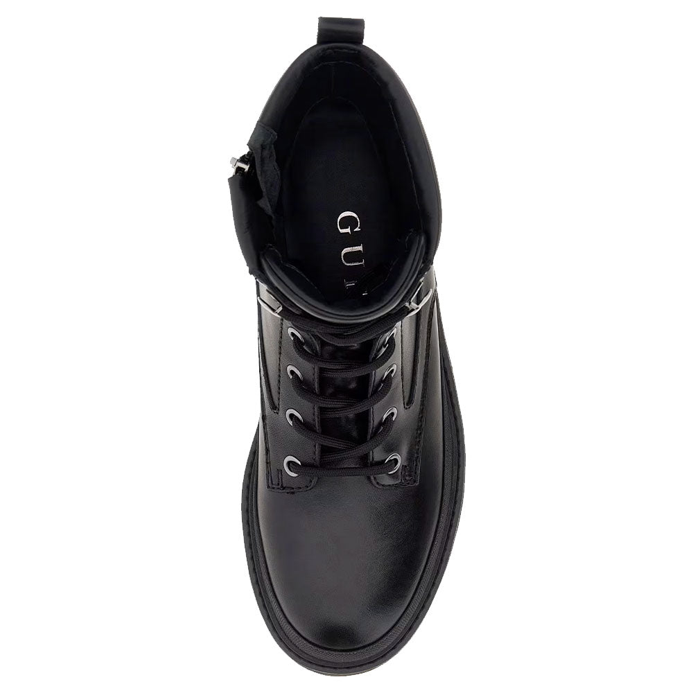Scarpe Donna Anfibio GUESS in Pelle linea Bada Colore Nero