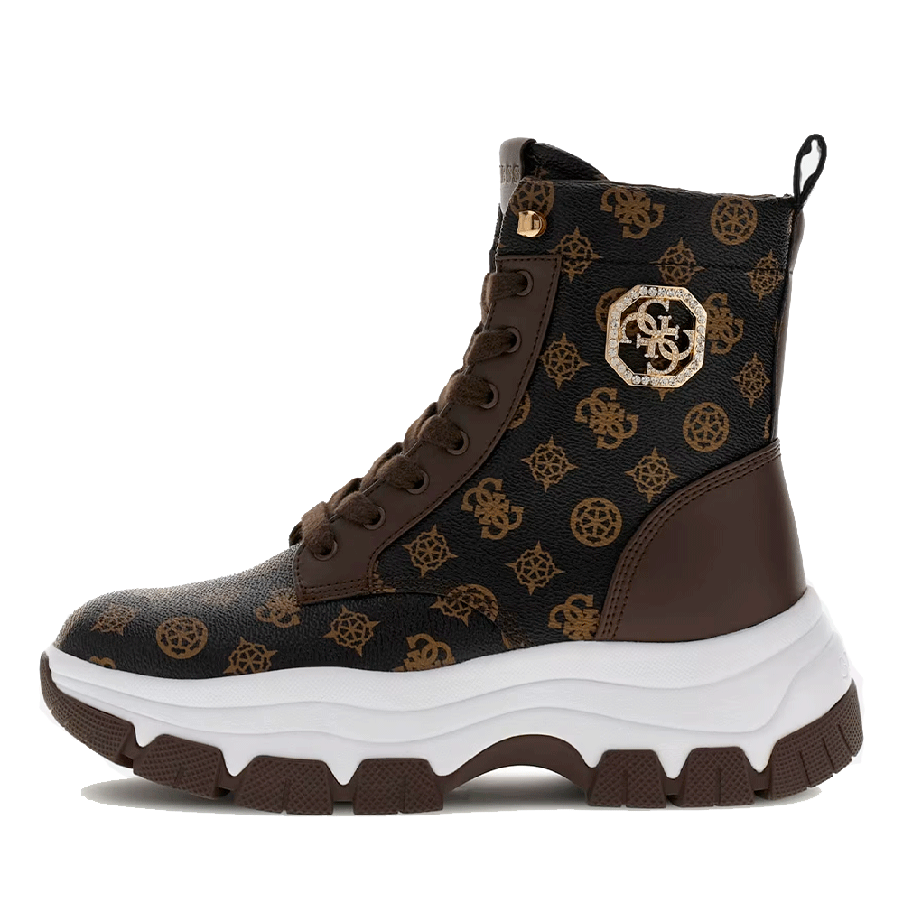 Scarpe Donna GUESS Anfibi linea Benzon colore Brown