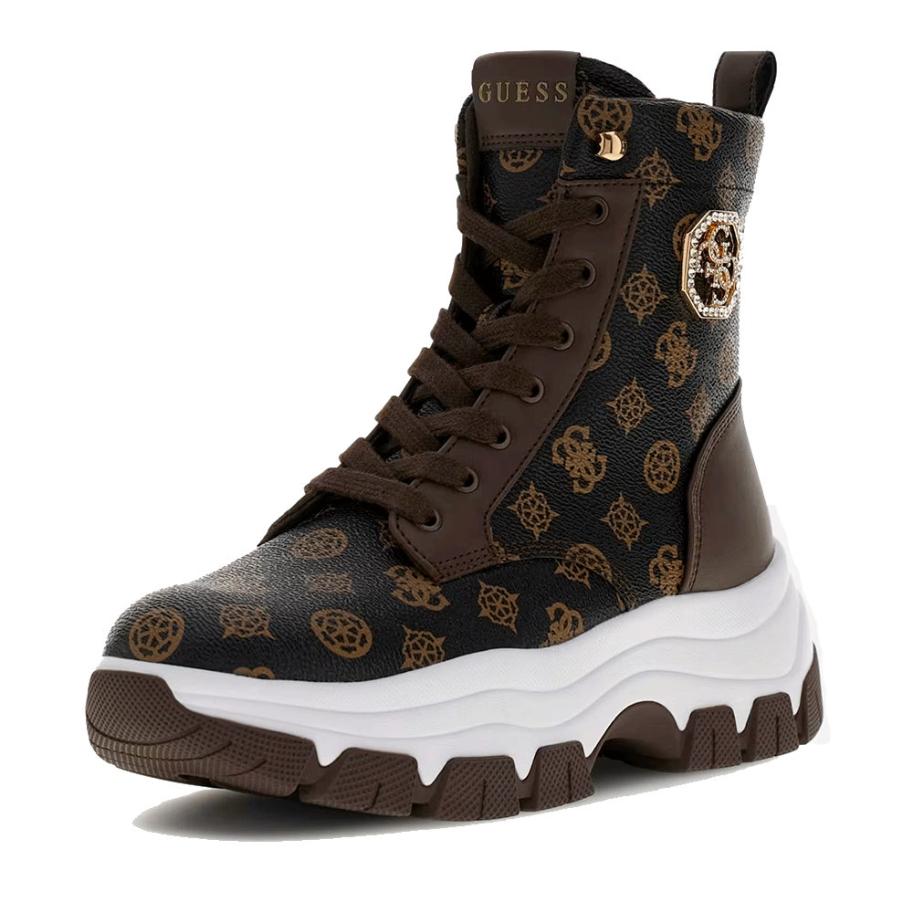 Scarpe Donna GUESS Anfibi linea Benzon colore Brown