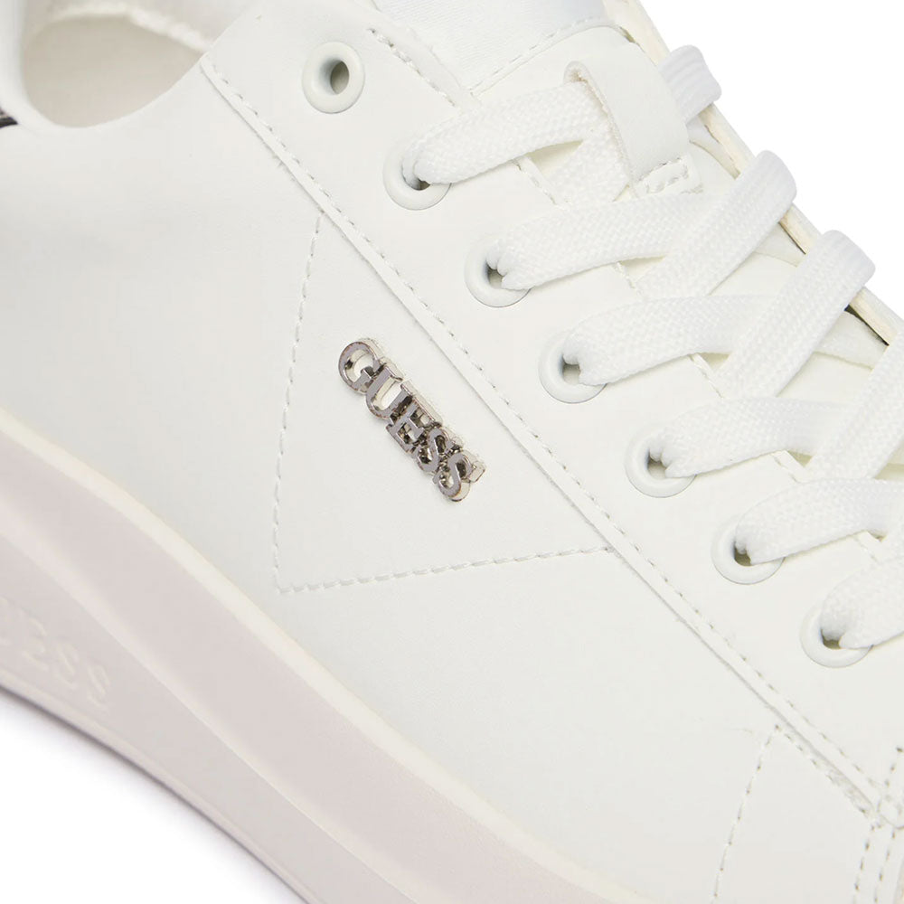 Sneakers Donna GUESS in Pelle Colore White - Silver Linea Elbina10