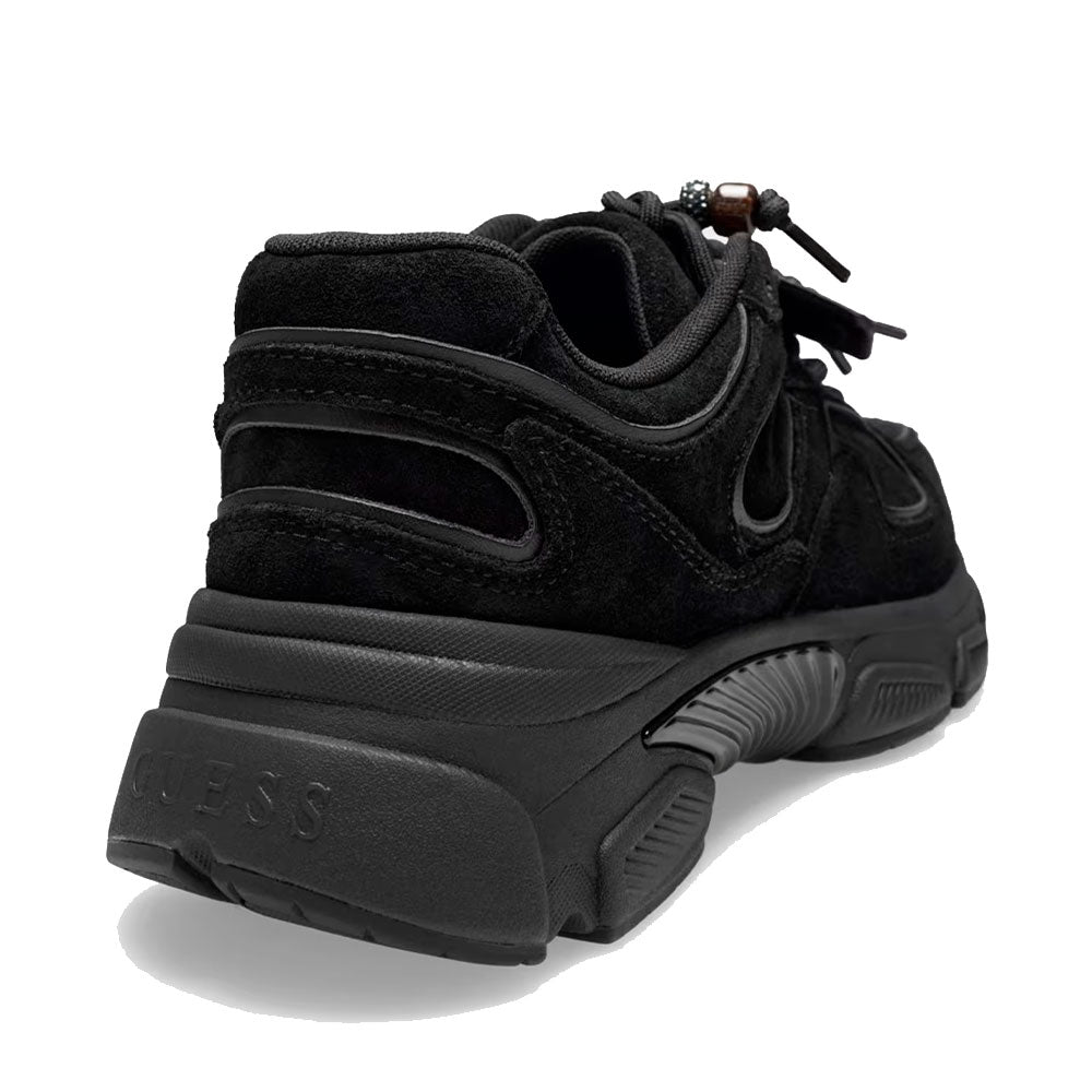 Sneakers Donna GUESS in Pelle Scamosciata Nera Linea Irrina