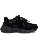 Sneakers Donna GUESS in Pelle Scamosciata Nera Linea Irrina