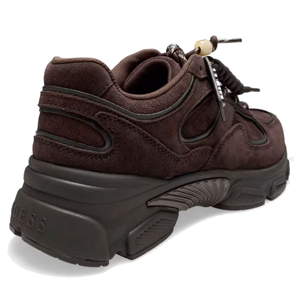 Sneakers Donna GUESS in Pelle Scamosciata Marrone Linea Irrina