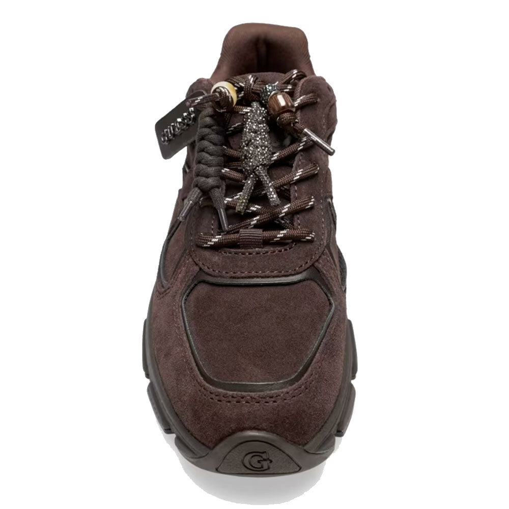Sneakers Donna GUESS in Pelle Scamosciata Marrone Linea Irrina