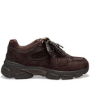 Sneakers Donna GUESS in Pelle Scamosciata Marrone Linea Irrina
