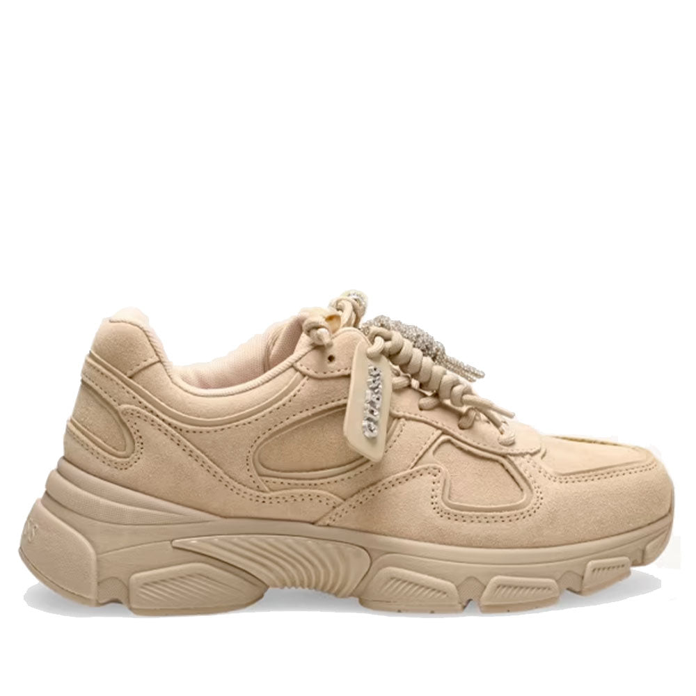 Sneakers Donna GUESS in Pelle Scamosciata Colore Natural Linea Irrina