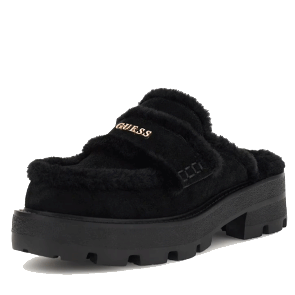 Sabot Imbottiti GUESS con Tacco Linea Yaneta colore Nero